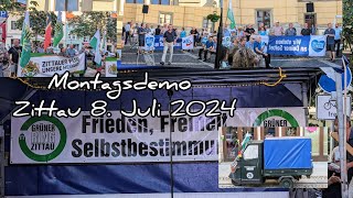 MontagsdemoZittau8Juli2024👍🏼 [upl. by Suzanna]