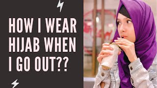 Easiest way of wearing a hijab My everyday go to hijab styles  Noshin Nower 💞 [upl. by Aramat976]