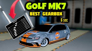 Volkswagen Golf MK7 Best Gearbox 6 sec 1695HP  Car Parking Multiplayer [upl. by Jehanna]