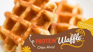 Quick and Easy Protein Waffles Made with GHOST Protein Chips Ahoy [upl. by Katuscha771]