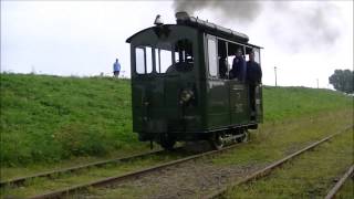 Museumstoomtram HoornMedemblik  De Gooische Stoomtram op weg naar Hoorn 2012 [upl. by Kinson]