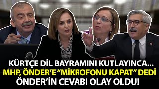 Kürçe Dil Bayramını Kutlayınca MHP Sırrı Süreyya Öndere mikrofonu kapat dedi Meclis Karıştı [upl. by Ymot]