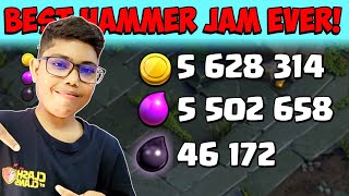 Hammer Jam Gameplay  Base Visiting  HammerJam ClashofClans [upl. by Felizio]