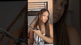 Pov  je retire les tresses de mamie🥹 tiktok ytbshort curlyhairroutine curlygirl funny grwm [upl. by Atse]