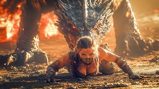 She survived a deadly battle with dragons  Best Action Adventure English Film [upl. by Gent]