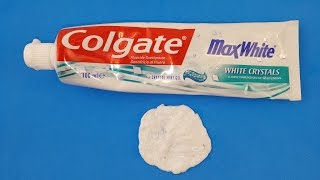 Colgate Toothpaste Slime That Works  Easy 1 Ingredient Slime [upl. by Dream]