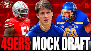 49ers Mock Draft 50  The 49ers Draft Luke McCaffrey [upl. by Yob652]