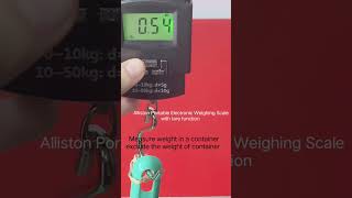 Alliston Portable Electronic Weighing Scale with tare function [upl. by Sturdivant]