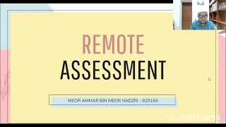 Remote Assesment  DPLI UUM [upl. by Samuella]