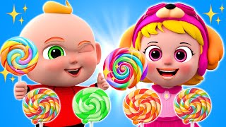 Yummy Candy Song  Colorful Candy  Learn Colors  Nursery Rhymes amp Kids Songs [upl. by Marder]