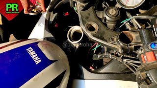 how to change handle bearing yamahar15 [upl. by Amando357]