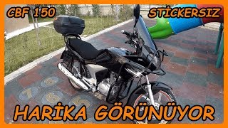 MOTOSİKLET STİCKER SÖKMEK  NASIL YAPILIR  CBF 150 [upl. by Nohsyar]