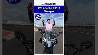 What are the changes done in theTVS Apache RR 310  Auto Live [upl. by Hajed]