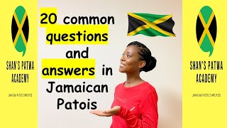 Learn Jamaican Patois beginners 20 Common questions and answers [upl. by Caputto489]