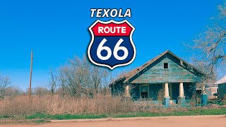 A FORGOTTEN TOWN ON ROUTE 66  TEXOLA [upl. by Ramedlab563]