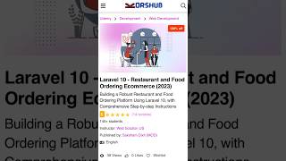 Laravel 10  Restaurant and Food Ordering Ecommerce 2023 laravel10 ecommerce freeudemycourses [upl. by Akkina353]