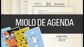 MIOLO DE AGENDA ARQUIVO PARA PRODUÇÃO DE AGENDAS [upl. by Gauldin]