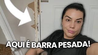 OLHA QUE PERIGO DEEP CLEAN CASA ARROMBADA VIDROS QUEBRADOS E ELE DISSE QUE TAVA BEM LIMPA 🤣🤣🤣 [upl. by Heyra]