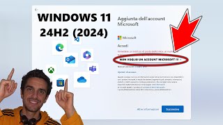 ⭐ COME INSTALLARE WINDOWS 11 24H2 HOME  PRO SENZA ACCOUNT MICROSOFT O CONNESSIONE INTERNET [upl. by Melburn978]