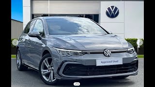 Approved Used Volkswagen Golf MK8 Hatchback 5Dr 15 eTSI 150 RLine EVo DSG  DA22MKF [upl. by Ahsilem]