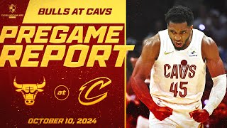 Cavs vs Bulls Pregame Report  October 8th 2024 [upl. by Alym]