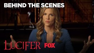 The Truth Behind Lucifers Mother With Tricia Helfer  Season 2 Ep 2  LUCIFER [upl. by Drewett]