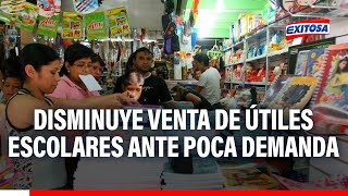 🔴🔵Tacna Disminuye venta de útiles escolares ante poca demanda de compradores chilenos [upl. by Gunzburg]