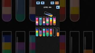 Water Color Sort Level 198 Walkthrough Solution iOSAndroid [upl. by Avid]