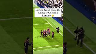 Lamine Yamal Calma Calma🥶🥶 lamineyamal viralvideo fcbarcelona [upl. by Erde]