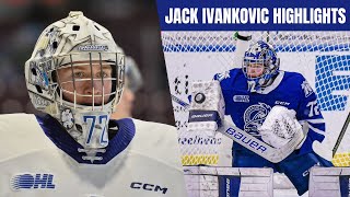 TOP PROSPECT JACK IVANKOVIC BRAMPTON STEELHEADS HIGHLIGHTS [upl. by Lyontine]