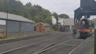 92134 passes Grosmont MPD  NYMR Annual Steam Gala 2021 250921 [upl. by Silloc]