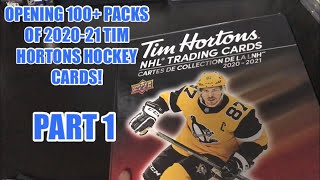 202122 Upper Deck Tim Hortons Team Canada Hockey Cards FULL SEALED BOX BREAK Opening 100 Packs [upl. by Aicaca210]