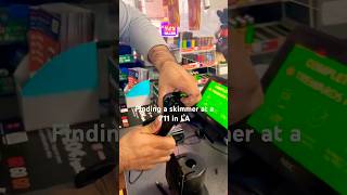 Skimmer at 711 in LA Did the Manager Do it scammer creditcard [upl. by Eitteb]