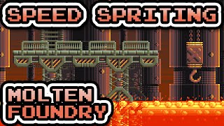 Speed Spriting  Molten Foundry [upl. by Keese242]