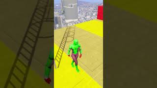 GTA 5 Epic Ragdolls  Spiderman JumpsFails ep9 [upl. by Salangia]