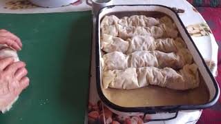 Bulgaria Kürbis Strudel cooking pumpkin тиквеник с готови кори Apple pay halloween recipes Recetas [upl. by Dov]