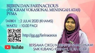 BIJIRIN DAN FARINACEOUS TINGKATAN 4 PVMA [upl. by Aynna]