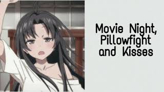 F4M ASMR  Best Friends to Lovers Movie Night Pillowfight and Kiss Teasing First Kiss [upl. by Baskett]