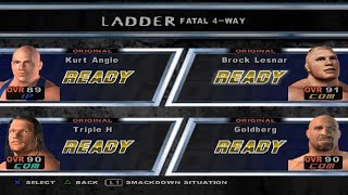 THE ROCK VS BIG SHOW VS THE UNDERTAKER MODE TLC  PLAYSTATION 2 GAMEPLAY [upl. by Esimaj]