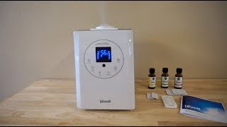 LEVOIT HYBRID ULTRASONIC HUMIDIFIER  DEMO AND REVIEW [upl. by Thomsen]