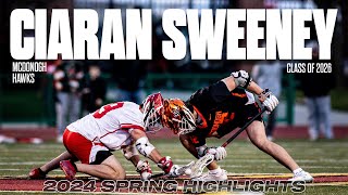 Ciaran Sweeney 2024 4K Spring Highlights  Notre Dame 30  1 FOGO IN THE NATION [upl. by Vonni]