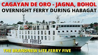 Cagayan de Oro to Jagna Bohol Overnight Ferry  Lite Ferry Five  Habagat Season [upl. by Ashely]