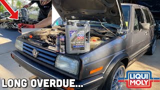 The Mk2s First Oil Change In 3 Years  Liqui Moly Treatment [upl. by Eltotsira139]