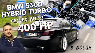 BMW 530d E60 400 HP Hybrid Turbo Setup  Otobanda Test Ediyoruz [upl. by Eelreveb567]