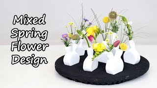 How To Make A Spring Design Using Little Containers [upl. by Acenes]