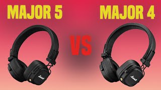 Marshall Major 5 vs Marshall Major 4  Full Specs Compare Headphones [upl. by Kartis]