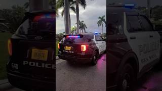 Police Boca Raton Florida Ford Explorers police cops policeinterceptor video by ￼ timmyjimmyd [upl. by Nibbs]