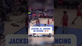 Jackson Jr With The Spin amp Finish grizzlies bulls [upl. by Laeahcim153]