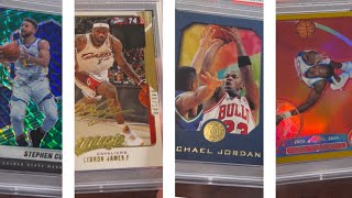 25 Card PSA Sub Order Reveal NBA basketball special Grading return 2 BIG HITS 👍 Lebron Jordan [upl. by Llehsal]