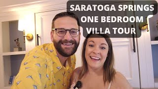 Disneys Saratoga Springs One Bedroom Villa Tour Preferred Room 2022 [upl. by Learrsi422]